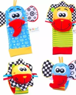 Calcetines y Muñequera Sonajaeros